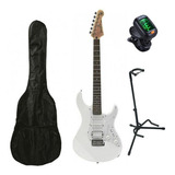 Yamaha Pac012wh Guitarra Electrica Funda Base Y Afinador 