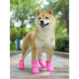Zapato Bota Antideslizante Impermeable Para Mascota Perro
