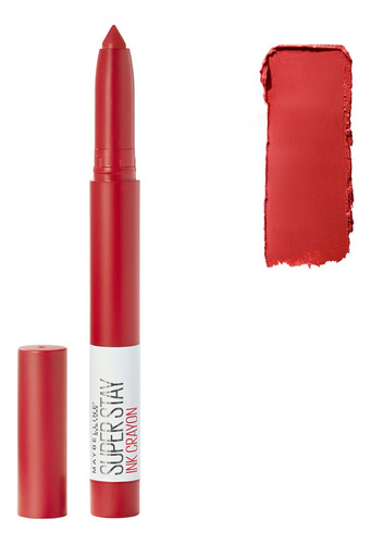 Labial Maybelline Super Stay Ink Crayon Mate Hustle In Heels