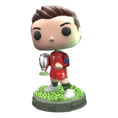 Funko Pop Cristiano Ronaldo Portugal Impreso En 3d