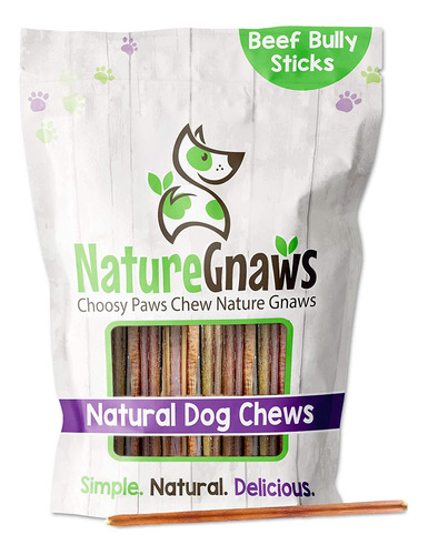 Nature Gnaws - Palitos Extra Finos Para Perros - Huesos De C