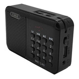 Radio Parlante Portátil Bolsillo Fm Usb Sd Recargable 