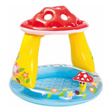 Piscina Infantil Inflable De Bebé Y Techo + Inflador Regalo