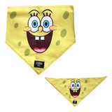 Bob Esponja Bandana Pet Roupa Cão Gato Oficial Nickelodeon