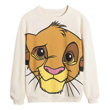 Poleron Liviano Unisex Simba (con Detalle)