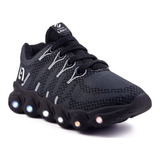 Tenis Infantil De Led Meninos Casual Com Luzes Masculino