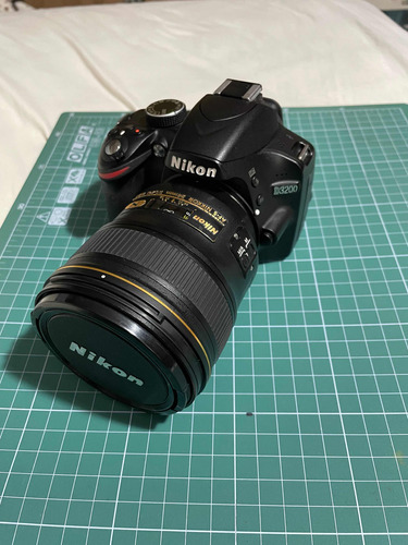 Camera Digital Nikon D3200  Lente Japan 24mm F1.4 16693cliqu