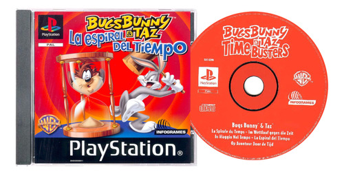 Juego Para Playstation - Bugs Bunny Y Taz Espiral  Ps1