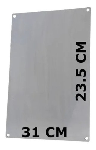 Placa Base Acero Inox Para Especiero Pimentero Imantado Coc.