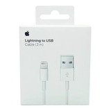 Cable Usb Lightning 2 Metros Original Apple