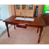 Mesa Rectángular De Pino De 140 X 0.80 Cm. (usada)