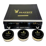 Pó Translucido Facial Play Boy Kit Cor 1 , 2 E 3