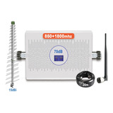 Kit Repetidor Celular 850mhz/ 1800mhz Dual Band 3g 4g 70db