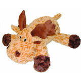 Patchwork Pet Swirl Moose 15-inch Squeak Juguete Para Perros