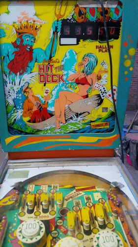 Flipper Pinball Electromecanico Hit The Deck 