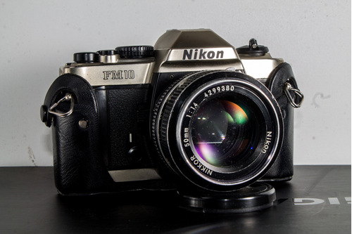 Camara Analogica Nikon Fm10 + Lente 50mm 1.4 Nikkor Ai-s
