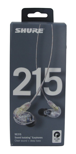 Auriculares Shure (in-ears) P/sist Psm Mod. Se215-cl