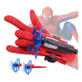 Guantes De Spiderman Con Lanzador De Plástico Para Niños