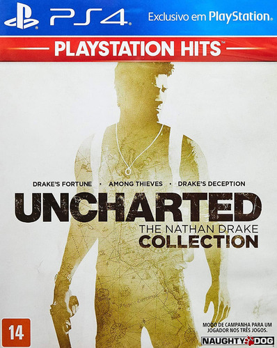 Jogo Uncharted The Nathan Drake Collection Ps4 Sony Lacrado 