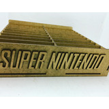 Caixa Porta Fitas Super Nintendo Em Mdf 