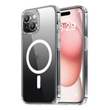 Funda Magnética Para iPhone (varios Modelos) Transparente