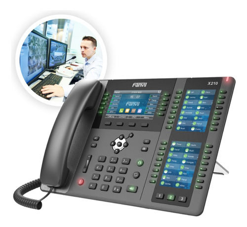 Telefono Ip Empresarial 106 Teclas Dss 20 Lineas Sip Poe