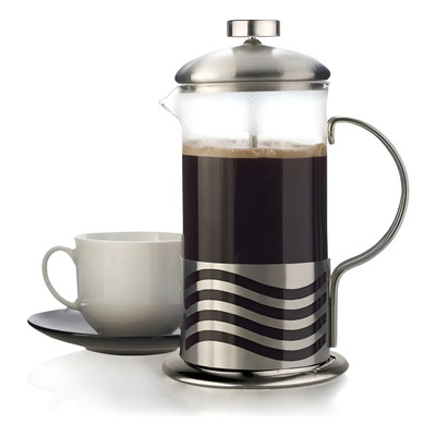 Prensa Cafetera Francesa Tetera De Acero Inoxidable 1 Litro Color Gris | Meses sin interés