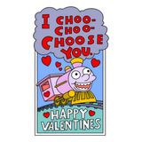 Tarjeta Los Simpson I Choo Choose You Amor Sanvalentín Nueva