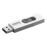 Memoria Usb Adata 64gb 2.0 Uv220 Retractil Blanca Gris Nueva