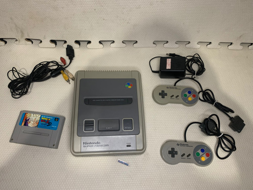 Console Super Famicom Snes Japones 2 Controles Fonte Jogo Originais