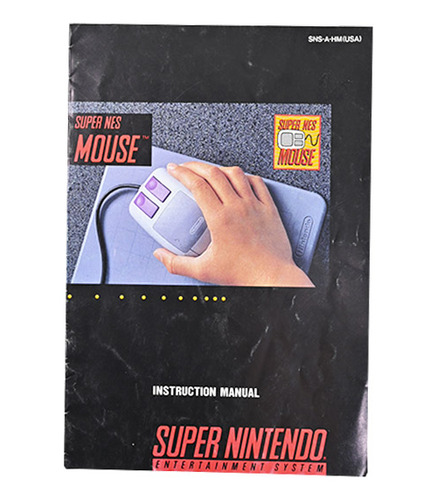 Manual Super Nes Mouse Para Super Nintendo