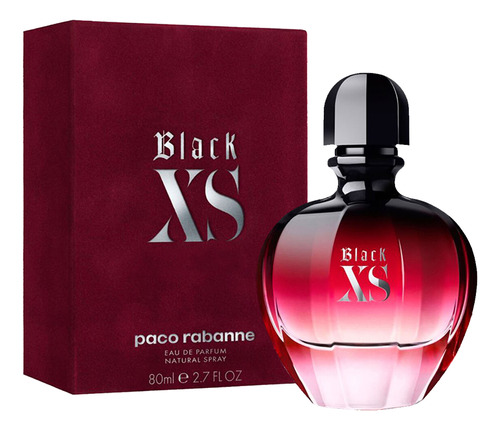 Black Xs Mujer Edp 80ml Silk Perfumes Originales