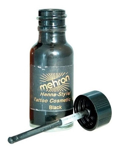 Mehron Henna Tinta Color Negro - g a $128500