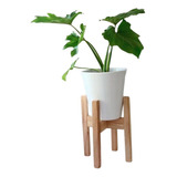 Soporte Estante Para  Plantas 3deseos Para Matera En Madera 