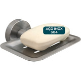 Suporte Porta Sabonete Aço Inox 304 Saboneteira Banheiro Pia