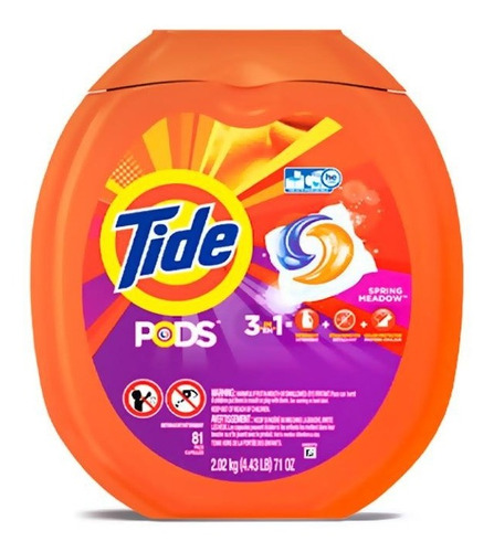 Pods Detergente En Capsulas Tide 81 Un