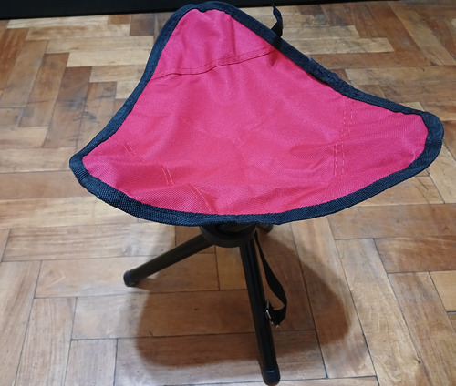 Silla De Camping - Silla Plegable - Unidad Color Rojo