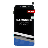 Pantalla - Display  Samsung A7 2017 , A720 Negro Oled A720
