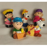 5 Figura De Snoopy Macdonald Vintage 1984
