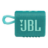 Parlante Portatil Jbl Go 3 Con Bluetooth - Verdeazulado