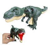 Dinossauro Dino T-rex Som Luz Aperte Ele Movimenta Tik Tok