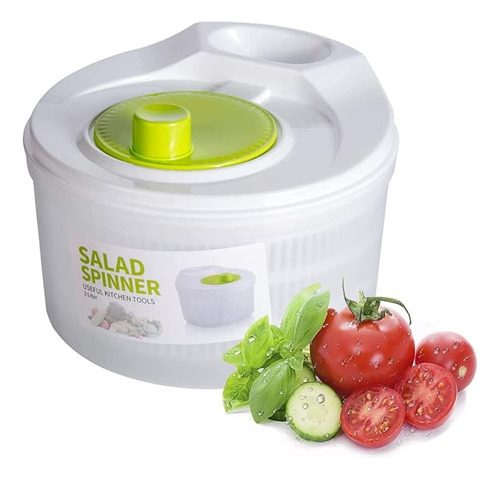 Escurridor Centrifugador Vegetales Lechuga Colador Secador