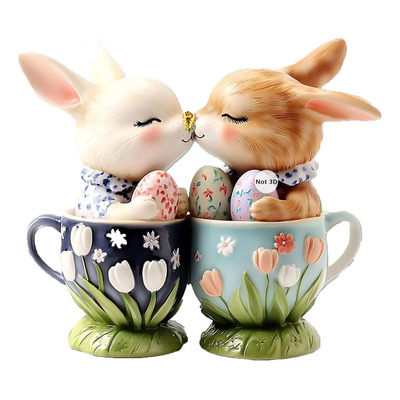 Taza De Té Dulce Para El Día De San Valentín