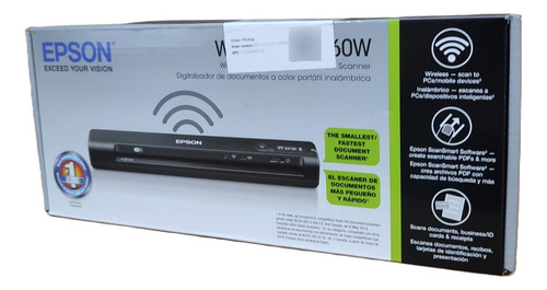 Scanner Epson Portátil Wireles Wf - Es-60w - Wi-fi Bivolt