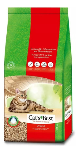 Arena Para Gatos Cat´s Best   17 Kg  Absorve 40 L T 