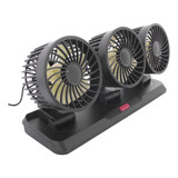 Ventilador De Auto Triple Coche Portatil Potente