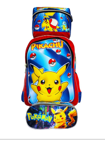 Mochila Pikachu Primaria 