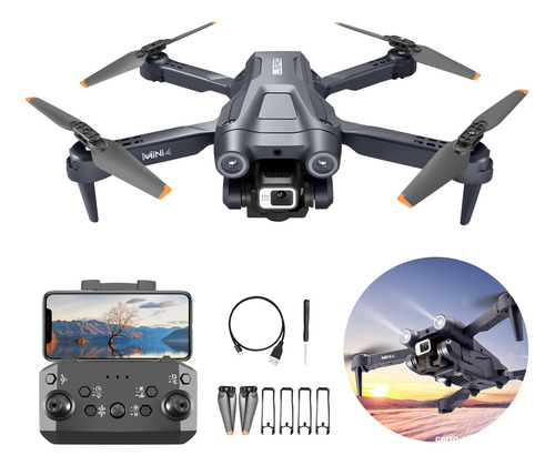 Drone Profissional Dual Câmera Mini 4k Hd Wifi 2 Bateria
