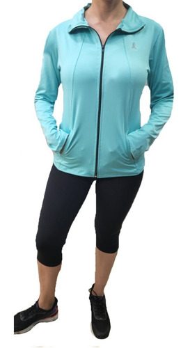 Conjunto Deportivo Lycra Campera Y Calza Pescadora De Mujer