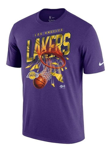 Camiseta Nike Los Angeles Lakers Courtside Nba-violeta